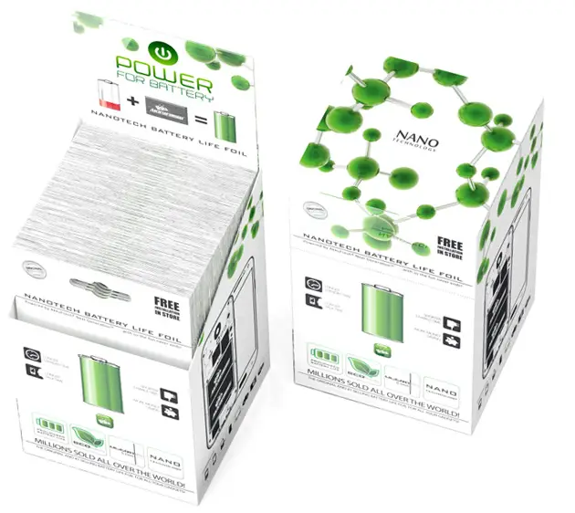 AkkuFresh battery performance foil packaging