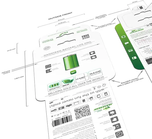 AkkuFresh® single package battery life extender foil