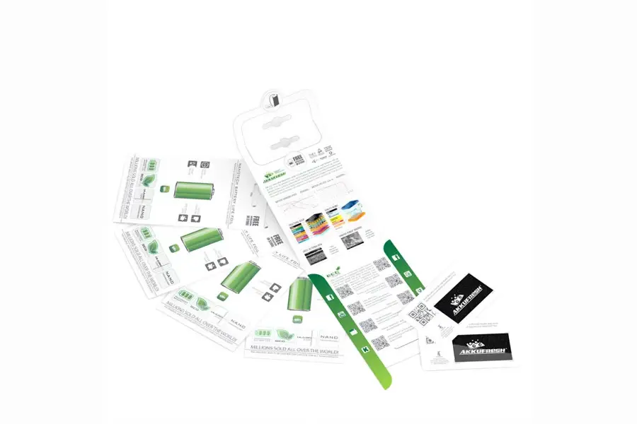 AkkuFresh® family package battery life extender foil