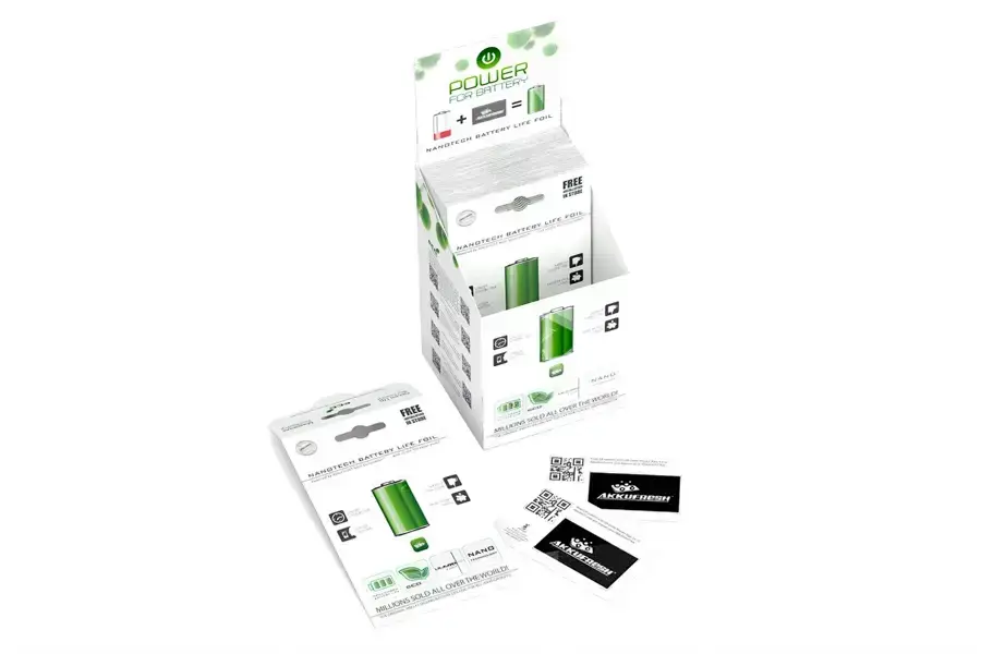 AkkuFresh® small business package I. battery life extender foil